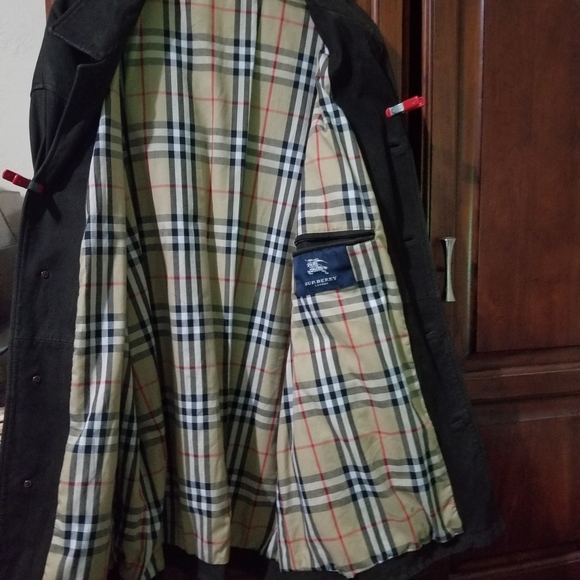 Men's Burberry brown suede leather jacket size XL - Picture 8 of 10